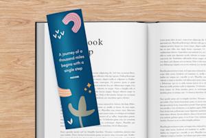 Boekenlegger voorbeelden met inspirerende quote