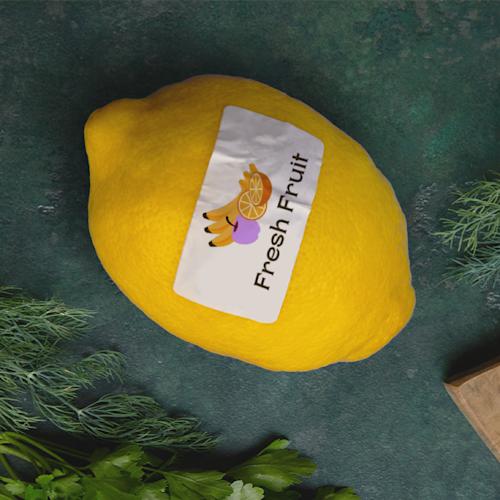Voedselveilige stickers op rol