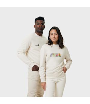 Pull col ras du cou recyclé Undyed