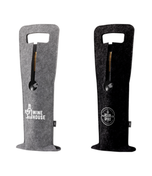 Sac à vin en feutre écologique