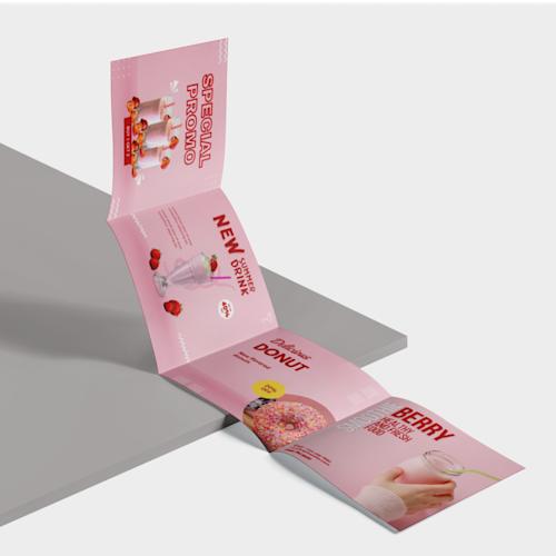 Wikkelvouw folders (8 zijdes)