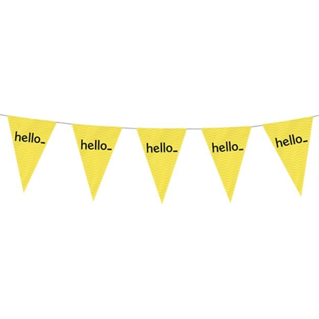 Festoni bandierine (5 metri)