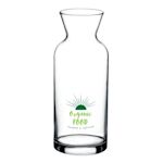 A 1 litre glass jug available at Helloprint with personalised printing solutions for a cheap price
