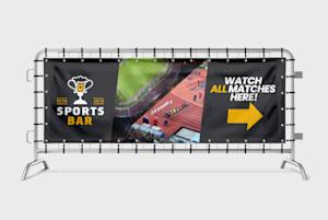 Image of a printed fence banner. Great for outdoor advertising!