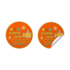 Stickers met tijdelijke lijm