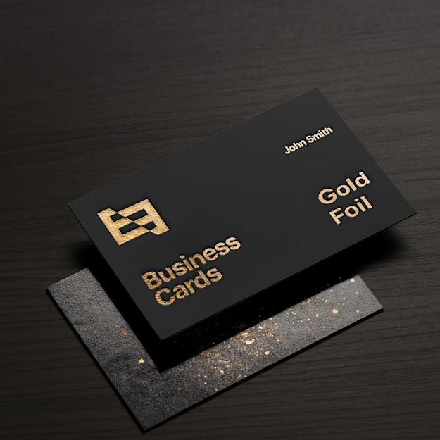 Gold Foil Business Cards