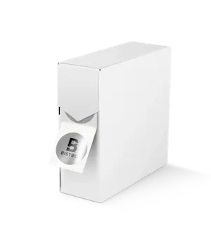 Silber Etiketten auf Rolle