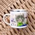 Retro Emaille Tasse