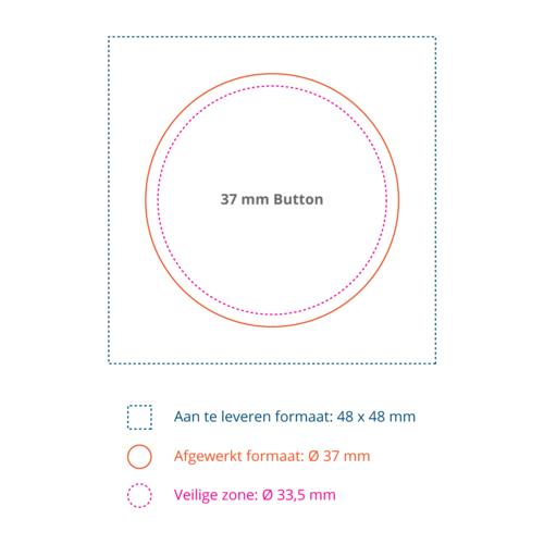 Dit is het template voor de buttons met een diameter van 37mm.