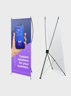 Banners with X Frame