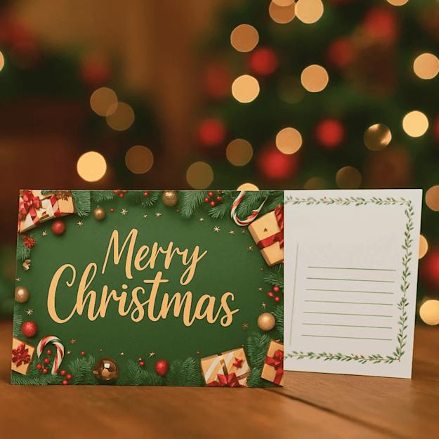 Biglietti di Natale personalizzati