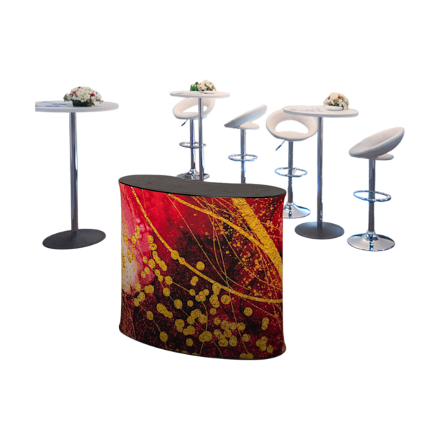 Curved Fabric Counter