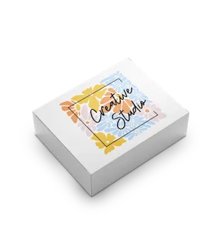 Boîte d'expédition avec bande adhésive