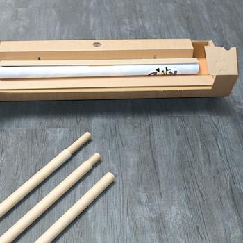 Kartonnen roll-up banner