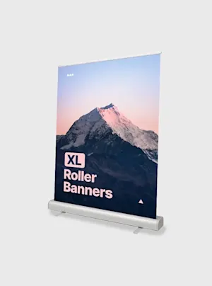 XL roll-up banners