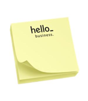 Sticky notes custom printed online at HelloPrint