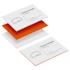 Cartes de visite à tranche colorée