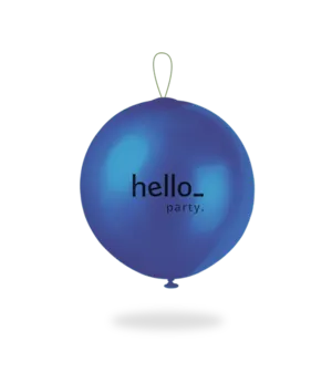Gepersonaliseerde punchballonnen, bedrukt met uw tekst, of logo