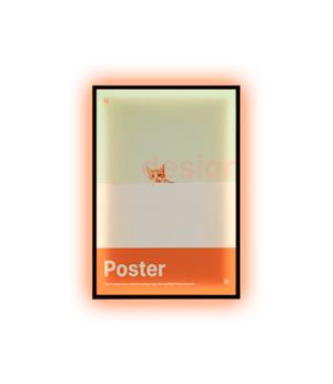 Led Frame Posters