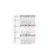 3 Monats Memoboard Kalender