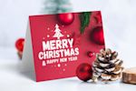 Custom Printed Christmas Cards available at Helloprint