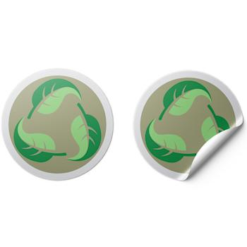 Nachhaltige Aufkleber