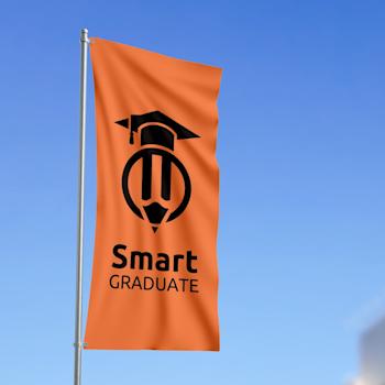 Drapeau pavillon publicitaire pour mât