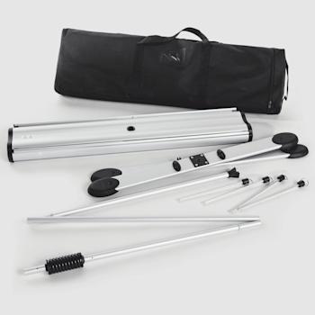 Outdoor roll-up banner