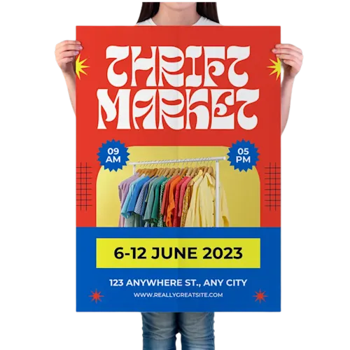 A1 Poster printing (594 x 841 mm)