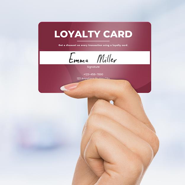 PVC Cards Signature Panel