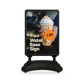 Water Base Pavement Signs