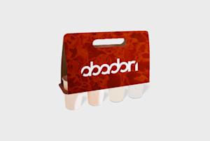 Kartonnen bekerhouder