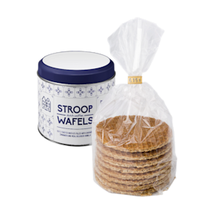 Blik met stroopwafels