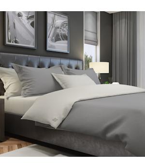 Parure de lit brodée