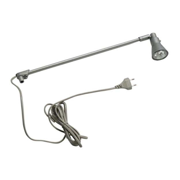 Silver spot for roll-up banners