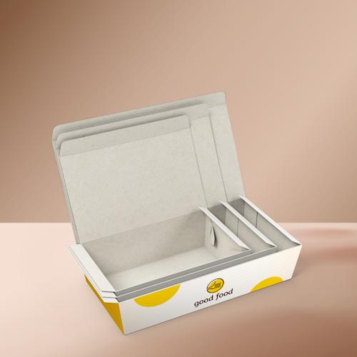 Snackbakjes met deksel