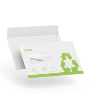 Gerecyclede enveloppen