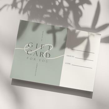 Nachhaltige Gutscheine