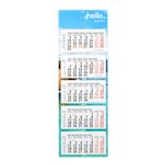 5-month calendar. Check date easily. Awesome for your colleagues! Produced by Helloprint