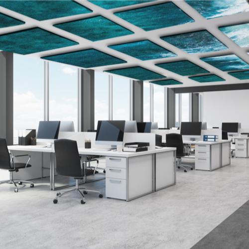 Akoestische plafondpanelen