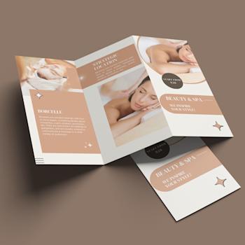 Trípticos Plegados en Acordeón