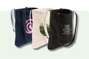 Bolsas de algodón reciclado