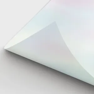 Flyer en papier marbre nacré