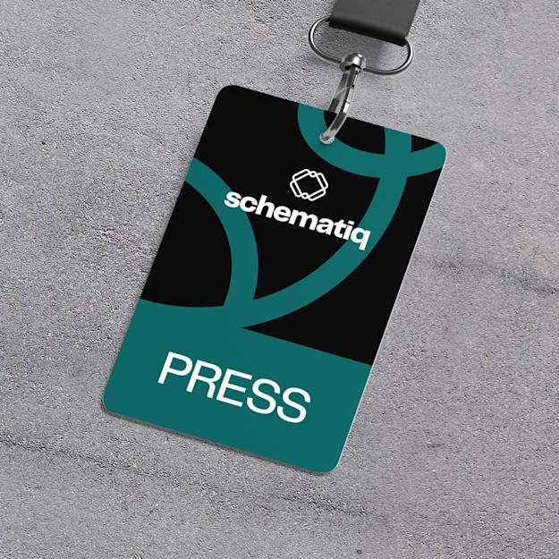 PVC pasjes met boorgat