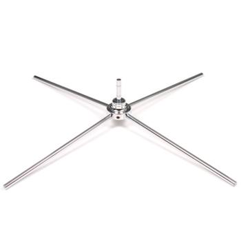 A cross foot flag stand available at HelloPrint for a cheap price