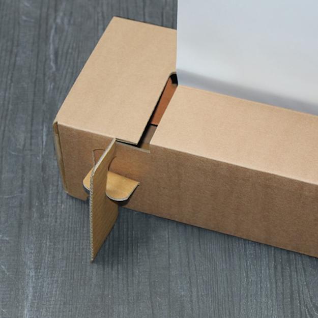 Kakémono roll-up carton recyclé