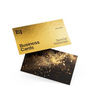 Visitkort med Specialmaterial