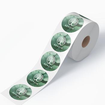 Étiquettes en rouleau simple