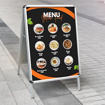 Chevalet porte-affiche