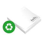 Post-its printed on eco-friendly recycled paper - available at Helloprint